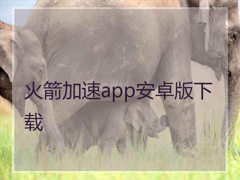 火箭加速app安卓版下载