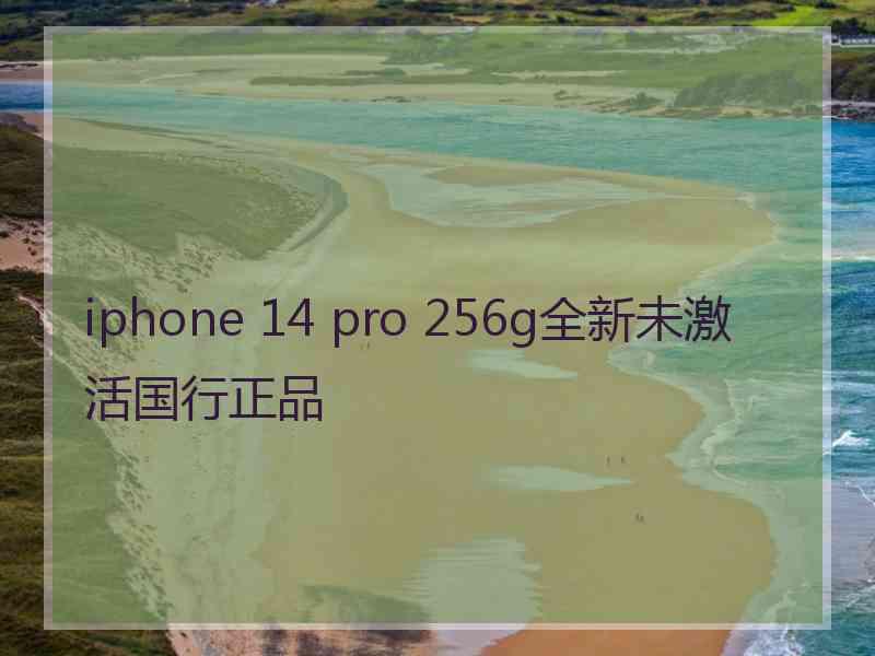 iphone 14 pro 256g全新未激活国行正品