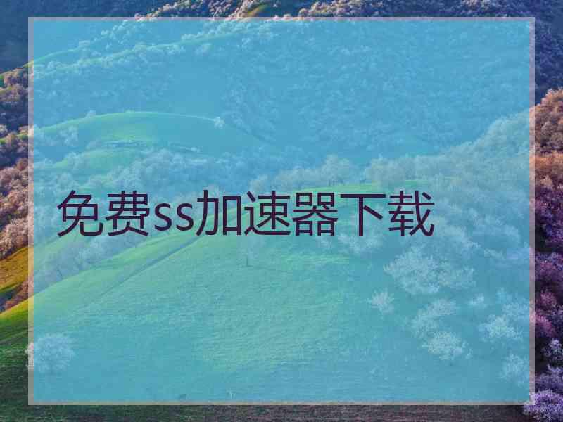 免费ss加速器下载