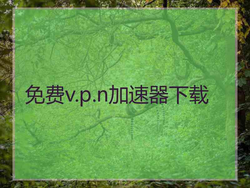 免费v.p.n加速器下载