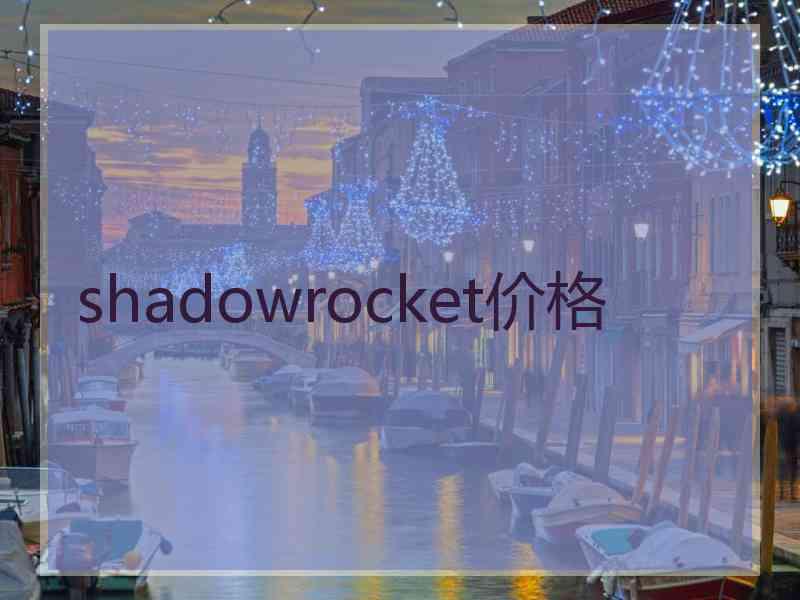 shadowrocket价格