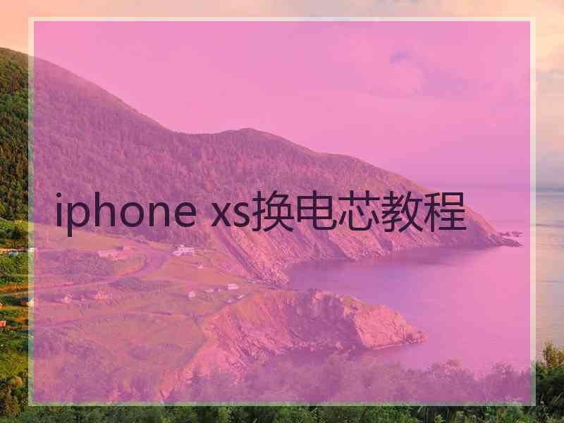 iphone xs换电芯教程