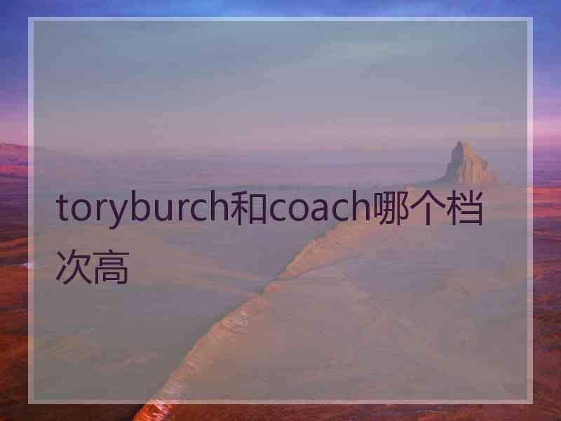 toryburch和coach哪个档次高