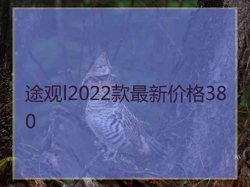 途观l2022款最新价格380