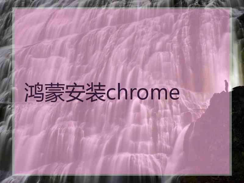 鸿蒙安装chrome