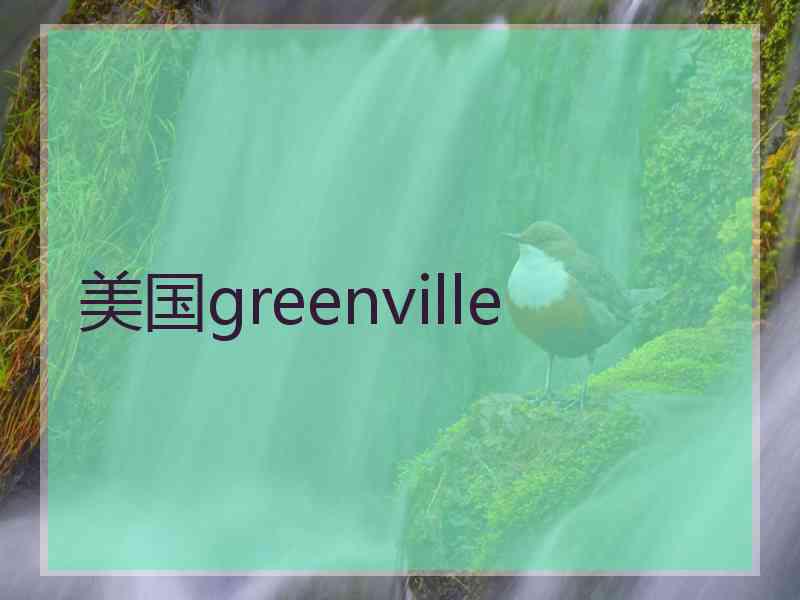 美国greenville