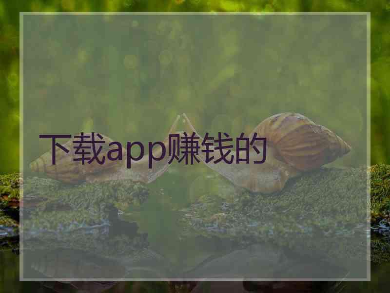 下载app赚钱的