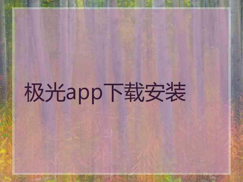 极光app下载安装