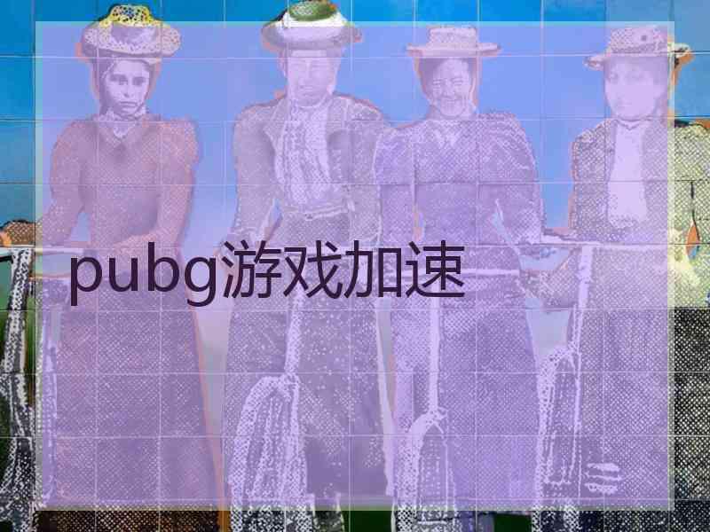 pubg游戏加速