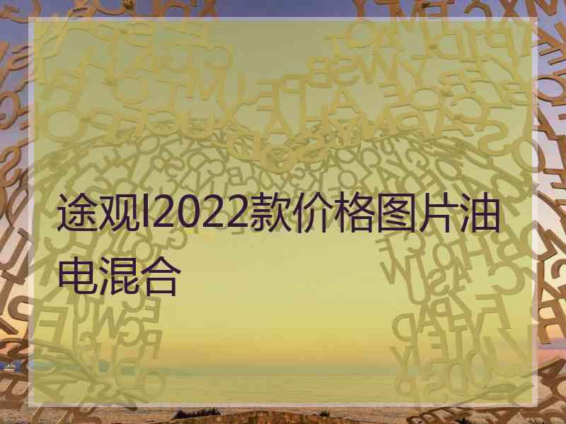 途观l2022款价格图片油电混合