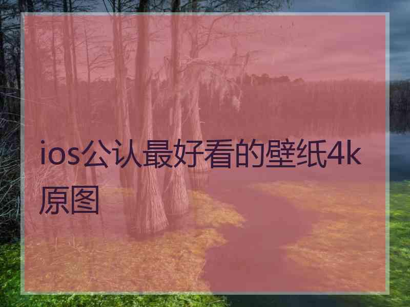 ios公认最好看的壁纸4k原图