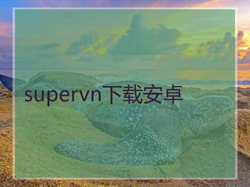 supervn下载安卓