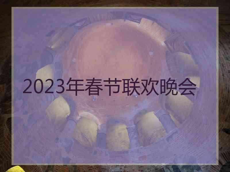 2023年春节联欢晚会