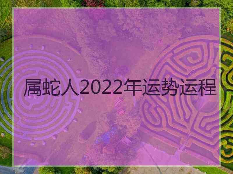 属蛇人2022年运势运程