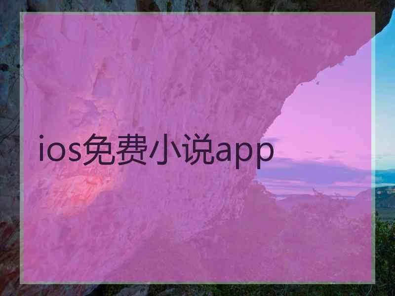 ios免费小说app