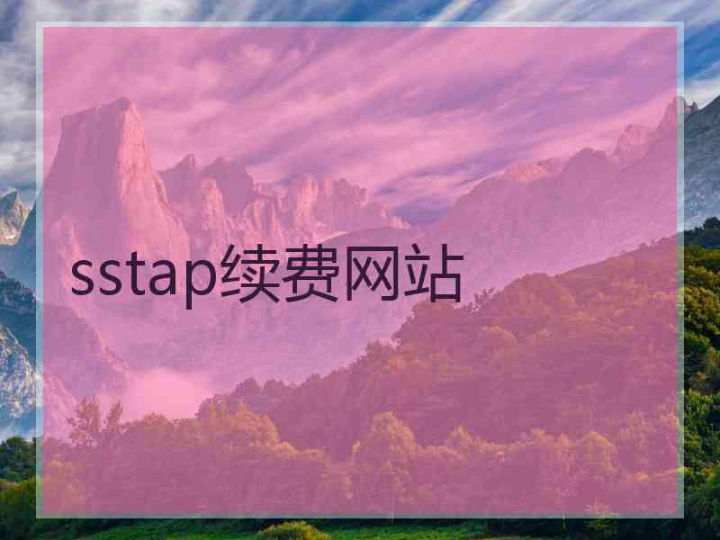 sstap续费网站