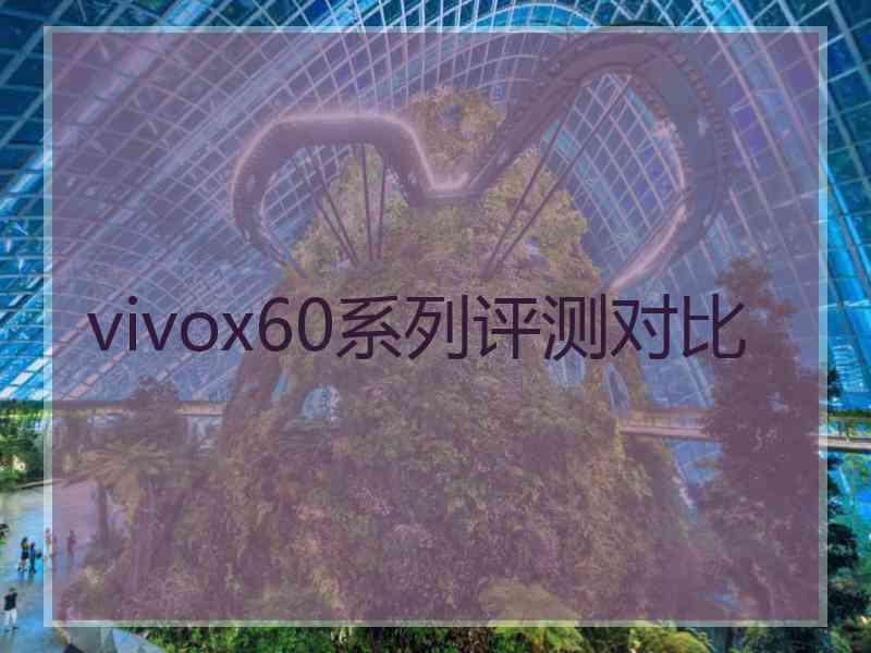 vivox60系列评测对比