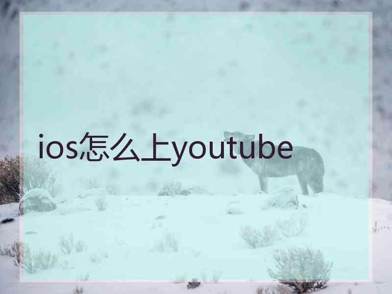 ios怎么上youtube