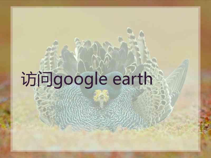 访问google earth