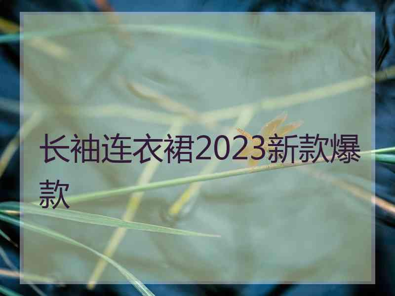 长袖连衣裙2023新款爆款