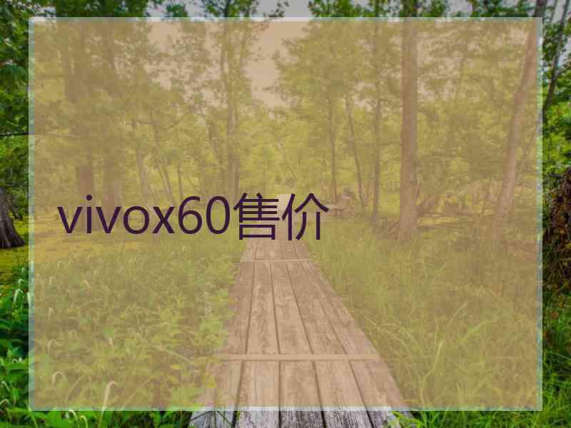 vivox60售价