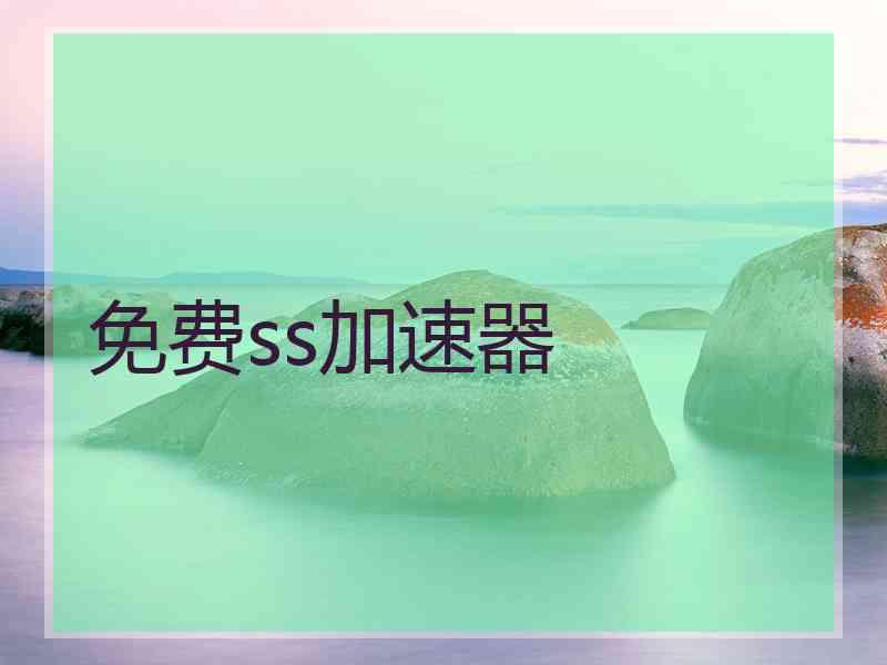 免费ss加速器