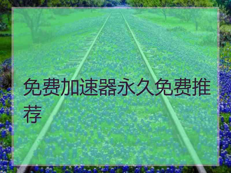 免费加速器永久免费推荐