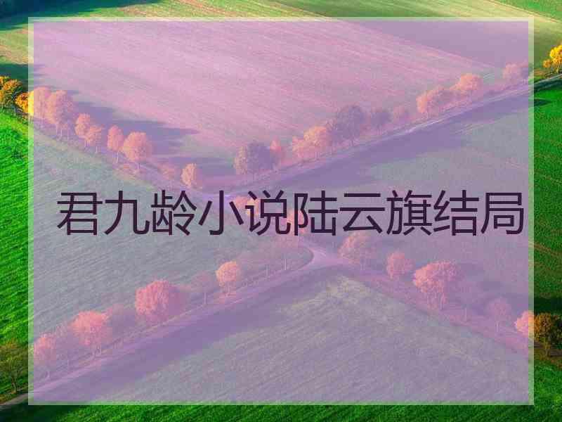 君九龄小说陆云旗结局