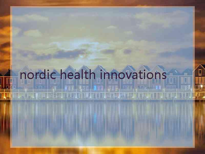 nordic health innovations