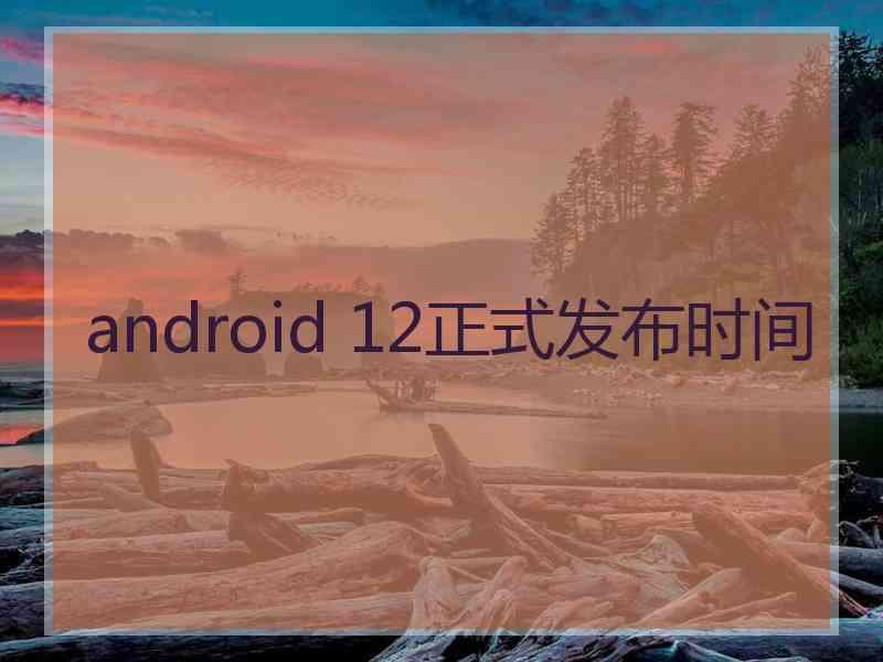 android 12正式发布时间