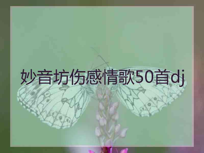 妙音坊伤感情歌50首dj