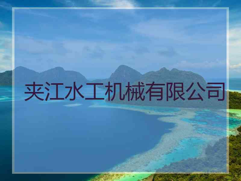 夹江水工机械有限公司