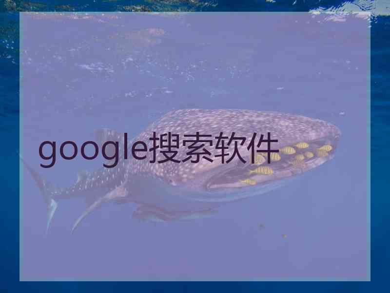 google搜索软件