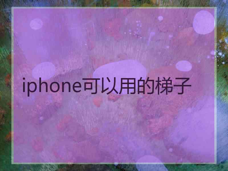 iphone可以用的梯子