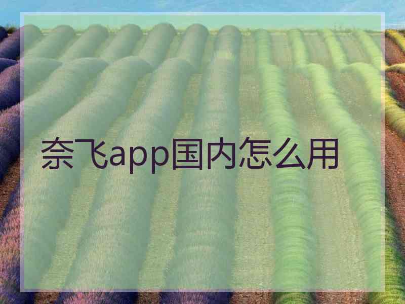 奈飞app国内怎么用