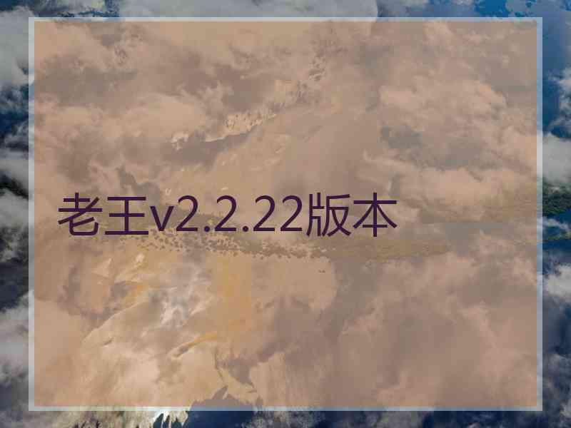 老王v2.2.22版本