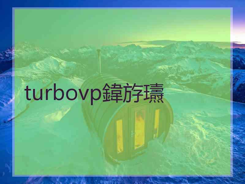 turbovp鍏斿瓙