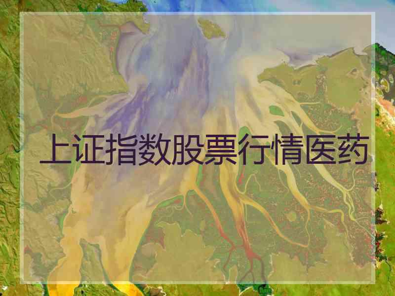 上证指数股票行情医药