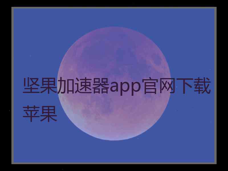 坚果加速器app官网下载苹果