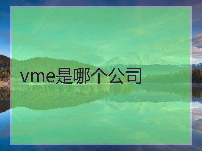 vme是哪个公司