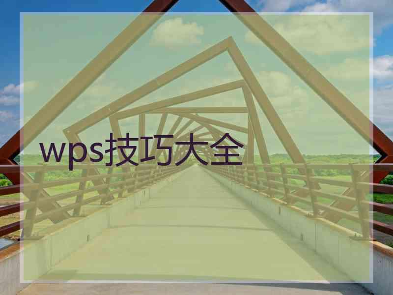 wps技巧大全