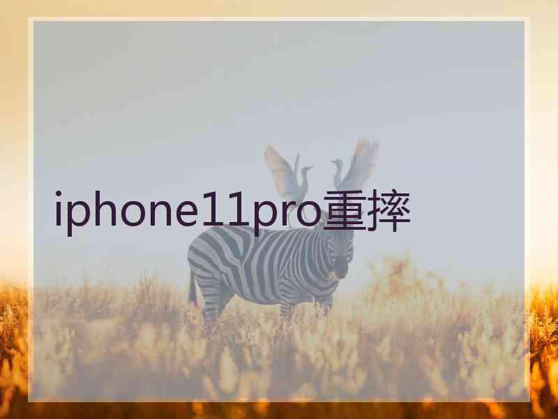 iphone11pro重摔