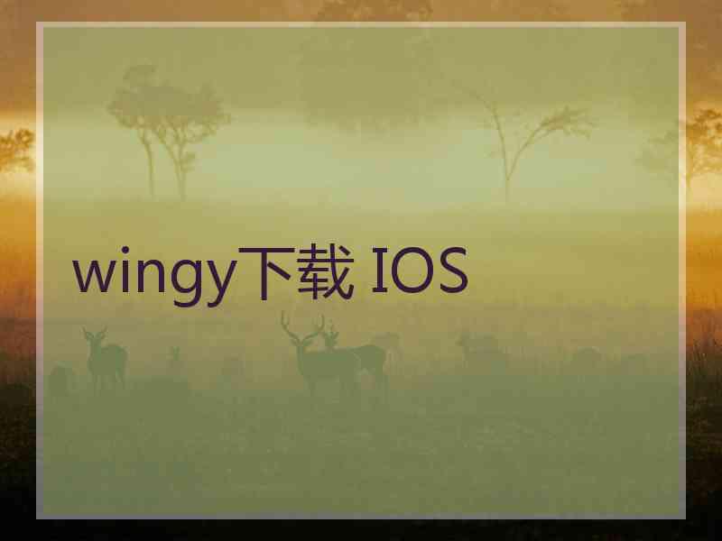 wingy下载 IOS