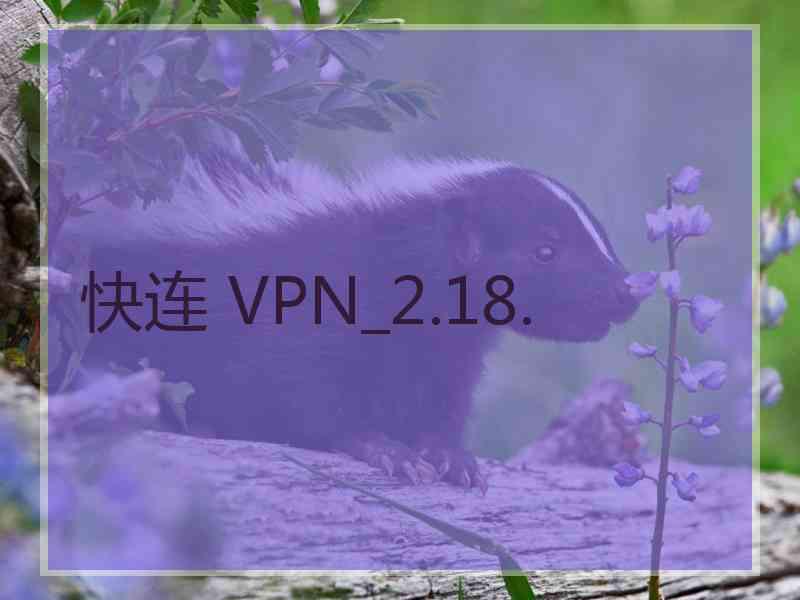 快连 VPN_2.18.