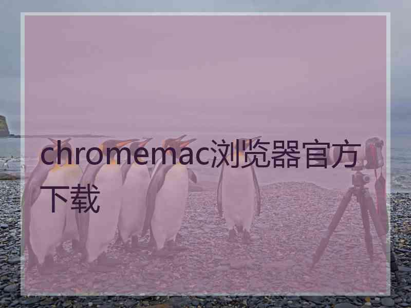 chromemac浏览器官方下载