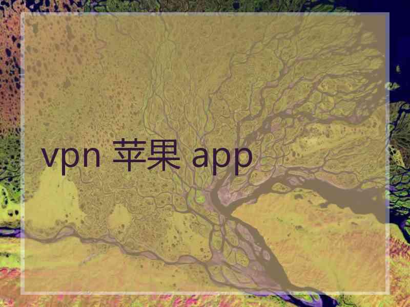 vpn 苹果 app