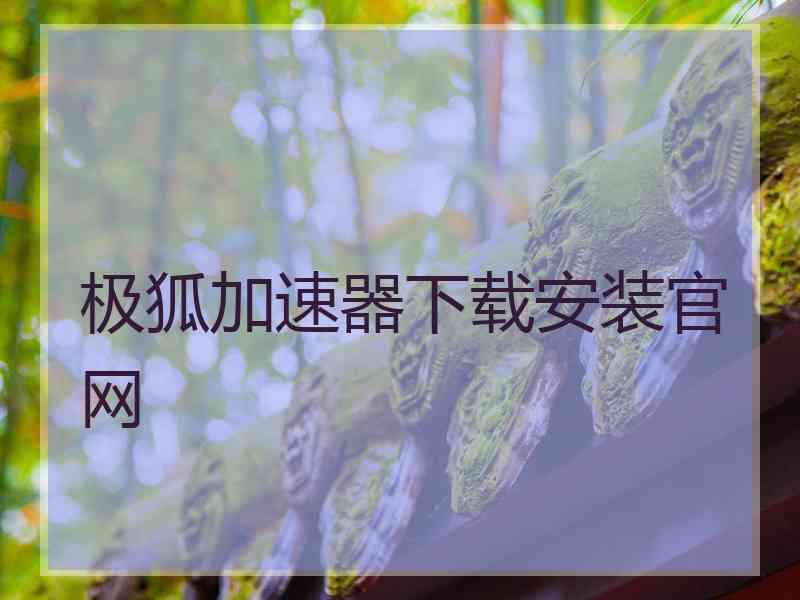 极狐加速器下载安装官网