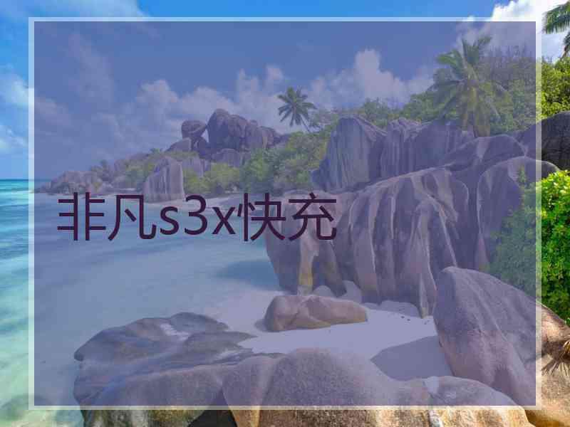 非凡s3x快充