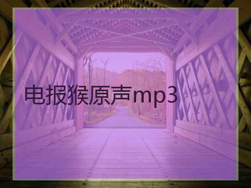 电报猴原声mp3