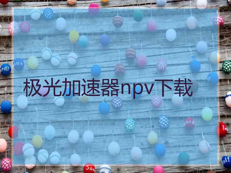 极光加速器npv下载